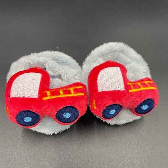 Gerber 0-6 months Soft Baby Fire Trucks Themed Bootie’s - Picture 1 of 4